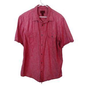 Young Men's XLT Red Button Up Short Sleeve from The Foundry Supply Company